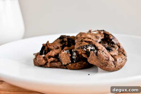 Double Fudge Oreo Crunch Cookies Double Fudge Oreo Crunch Cookies