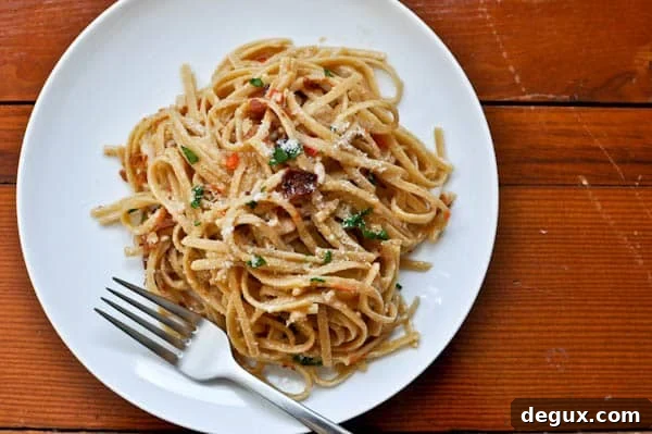 linguine-6 Serving of linguine