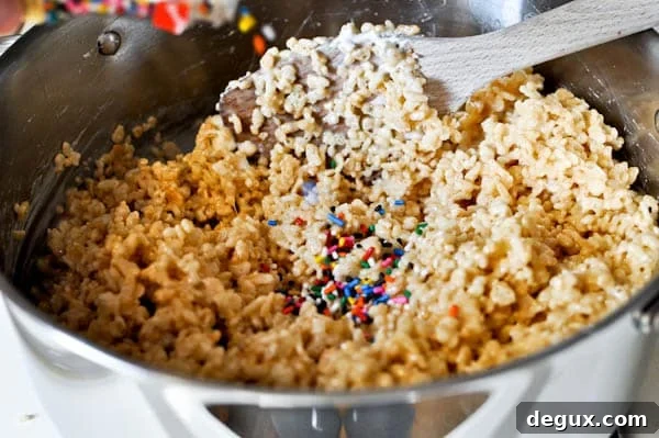 Cake Batter Crispy Treats Cake Batter Crispy Treats