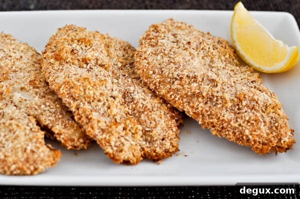 Macaroon Crusted Tilapia I howsweeteats.com