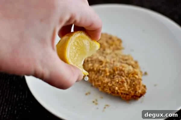 Macaroon Crusted Tilapia I howsweeteats.com
