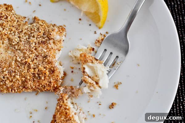 Macaroon Crusted Tilapia I howsweeteats.com