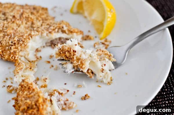 Macaroon Crusted Tilapia I howsweeteats.com