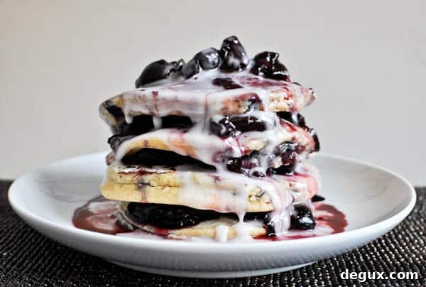 cvpancakes-4 Pancakes with cherry sauce