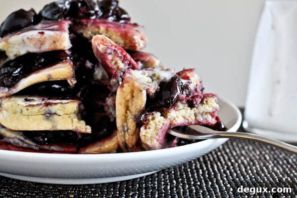 cvpancakes-7 Final stack of cherry pancakes