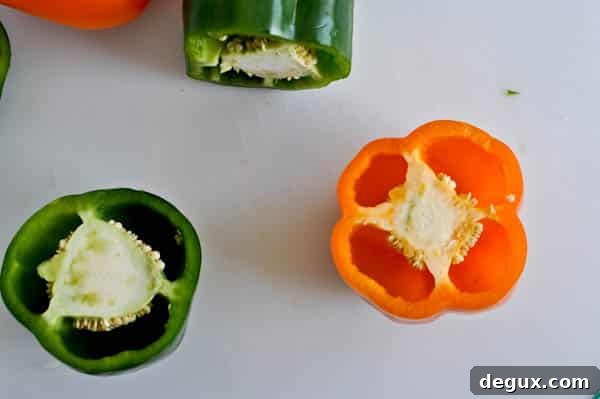 Colorful bell peppers