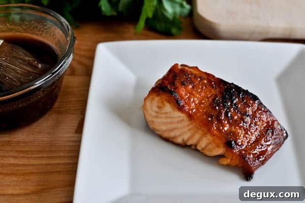 Crispy Bourbon Glazed Salmon