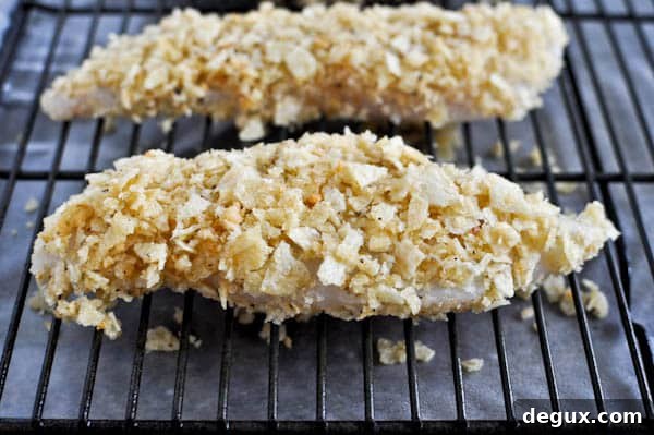 salt and vinegar chip crusted fish sandwich