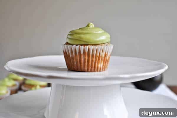 Brown Sugar Banana Cupcakes with Avocado Buttercream