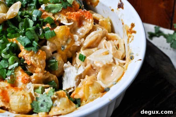 Baked Buffalo Chicken Pasta