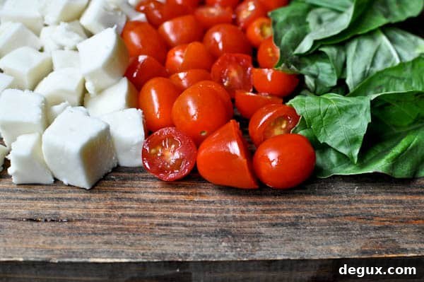 Creamy Caprese Pasta Creamy Caprese Pasta