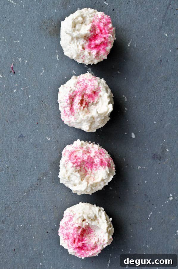 Fresh Strawberry Cupcakes with Coconut Frosting