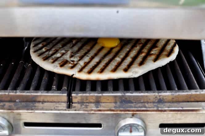 Grilled Breakfast Pizza
