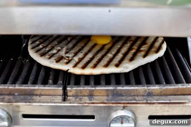 Grilled Breakfast Pizza Grilled Breakfast Pizza
