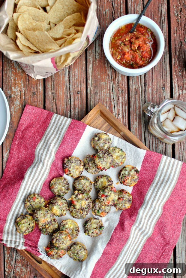 Cheesy Quinoa Bites