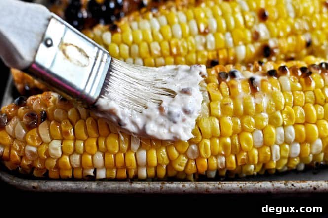 Grilled Corn with Bacon Butter and Cotija Cheese Grilled Corn with Bacon Butter and Cotija Cheese