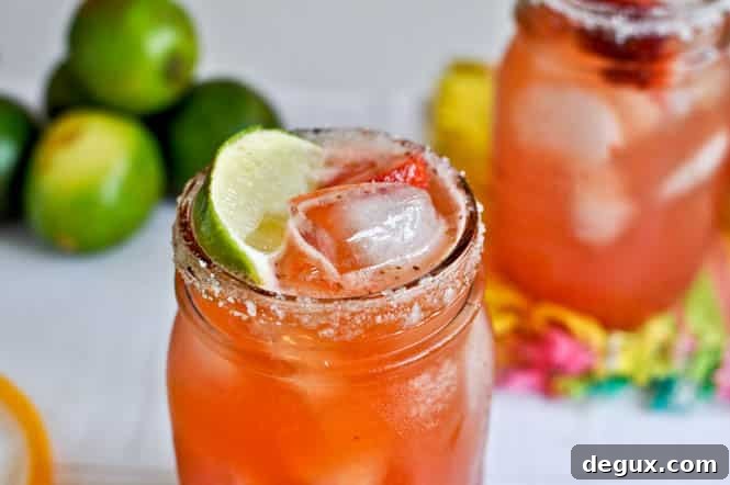 Fresh Strawberry Margaritas