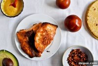 BLT Salmon Tacos with Crispy Bacon & Fresh Avocado