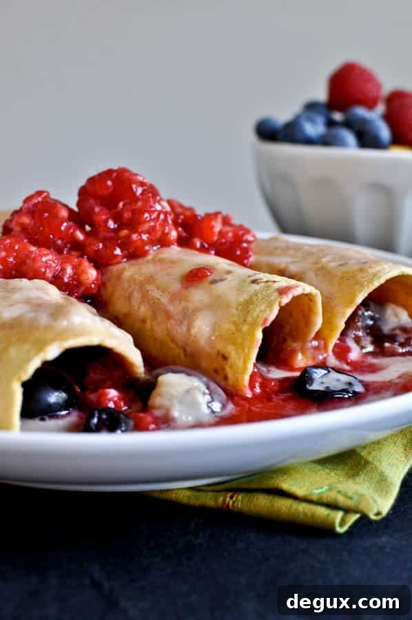 More fruit enchiladas