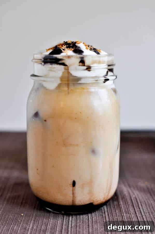 Homemade Mocha Coconut Iced Coffees Homemade Mocha Coconut Iced Coffees