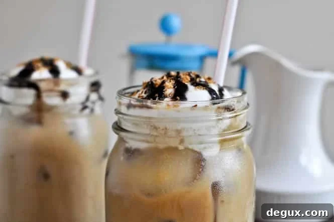Homemade Mocha Coconut Iced Coffees Homemade Mocha Coconut Iced Coffees