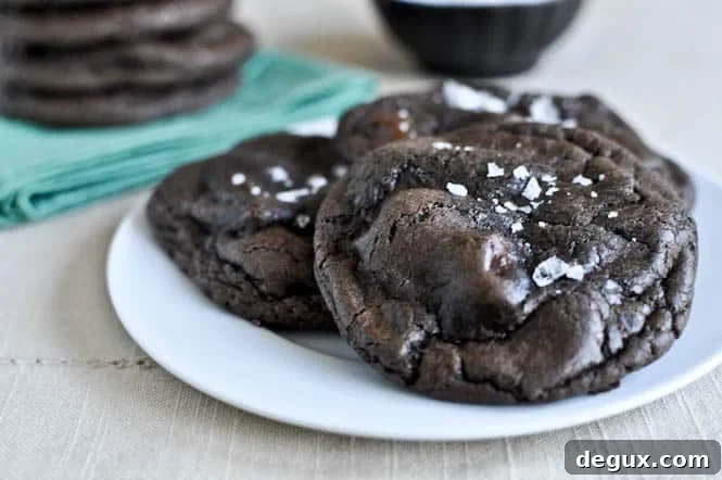 Salted Mudslide Cookies I howsweeteats.com