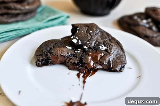 Salted Mudslide Cookies I howsweeteats.com