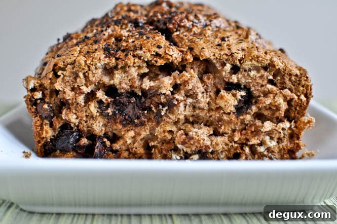 Chocolate Chunk Oatmeal Cookie Bread