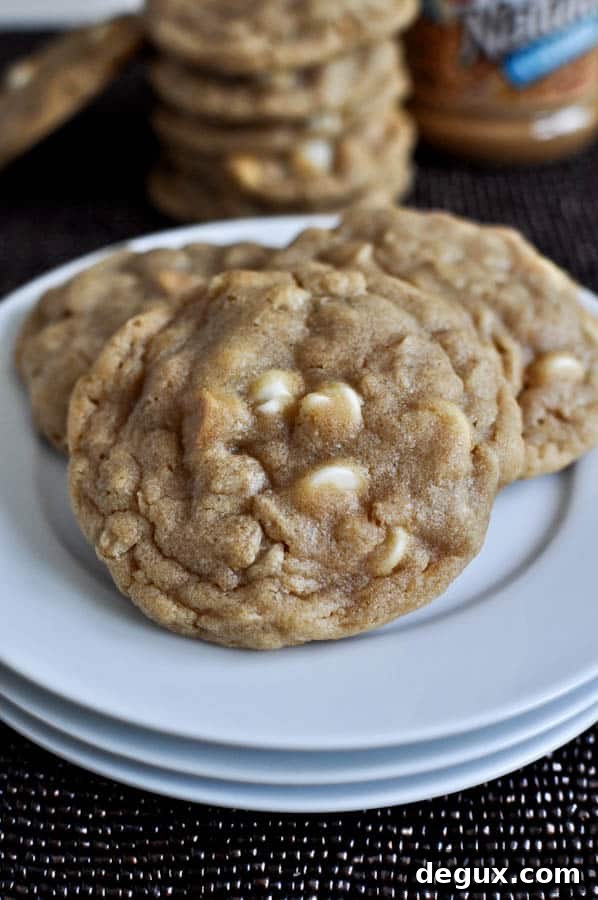 White Chocolate Peanut Butter Oatmeal Cookies White Chocolate Peanut Butter Oatmeal Cookies