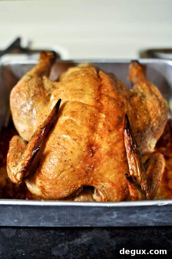 Roasted chicken for soup