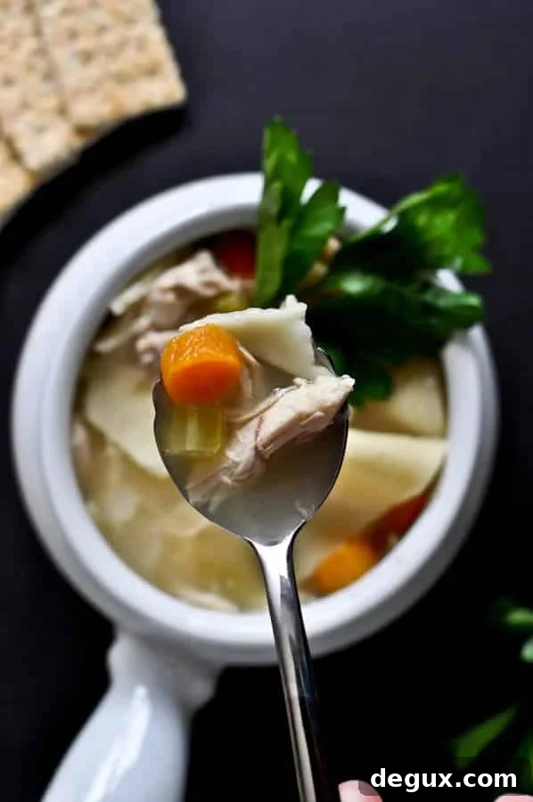 Clear chicken stock