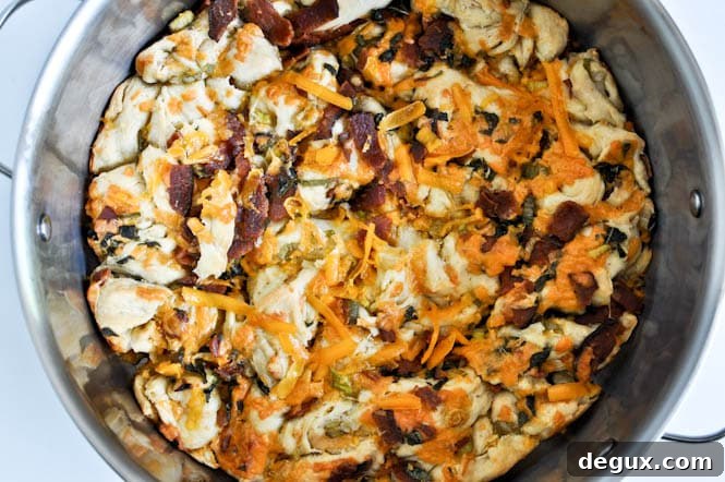 Bacon cheddar bubble bread 3