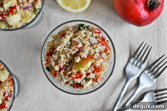 Layered Autumn Quinoa Salad
