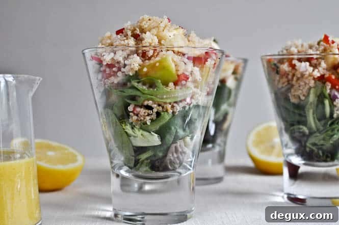 Layered Autumn Quinoa Salad