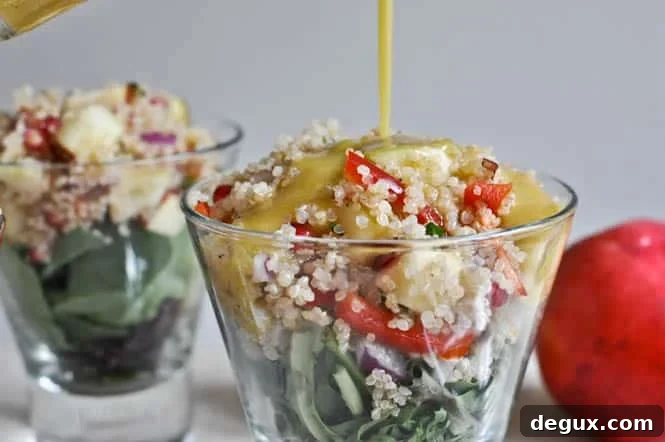 Layered Autumn Quinoa Salad