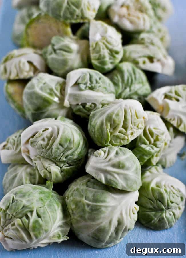 Pan Roasted Brussels Sprouts with Brown Butter and Toasted Pecans