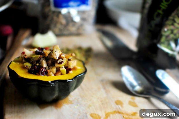 Roasted Acorn Squash Stuffed with Fruit and Nuts 21 stuff
