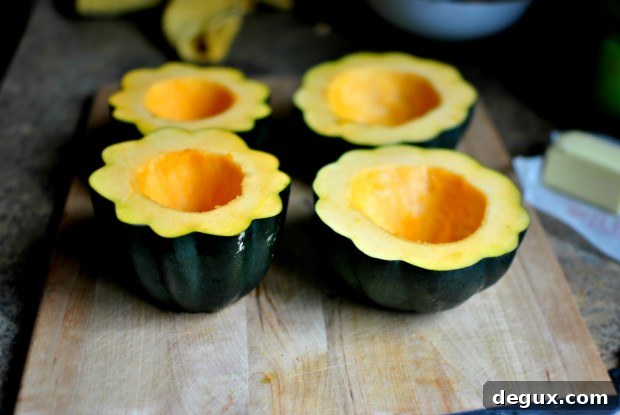 Roasted Acorn Squash Stuffed with Fruit and Nuts 6 _DSC0290