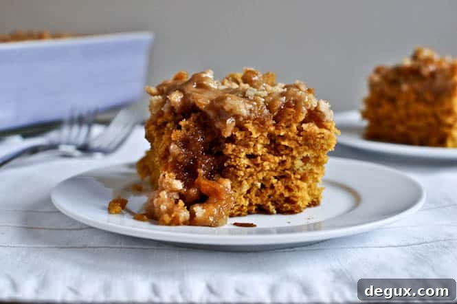 Pumpkin Coffee Cake I howsweeteats.com