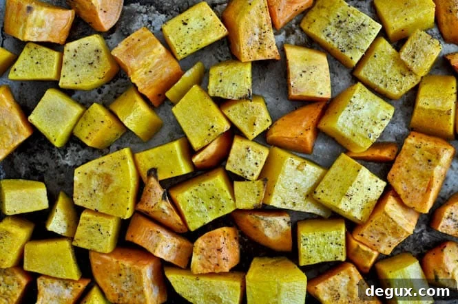Roasted Butternut and Sweet Potato Whole Wheat Lasagna