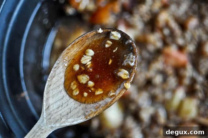Crockpot Caramel Apple Crumble Crockpot Caramel Apple Crumble