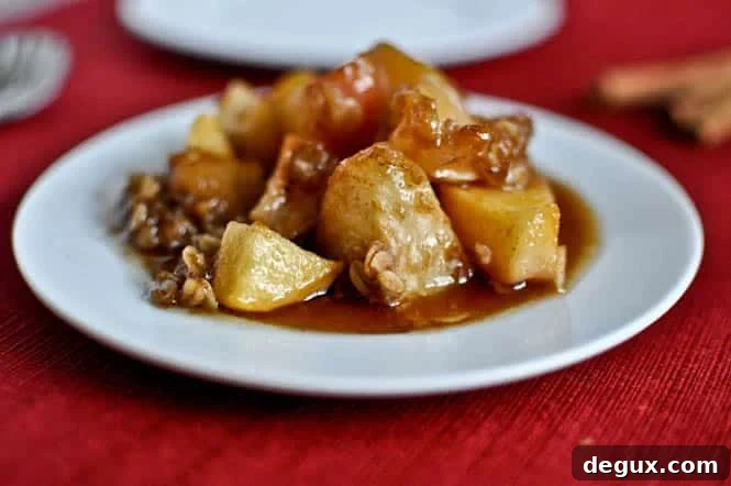 Crockpot Caramel Apple Crumble Crockpot Caramel Apple Crumble