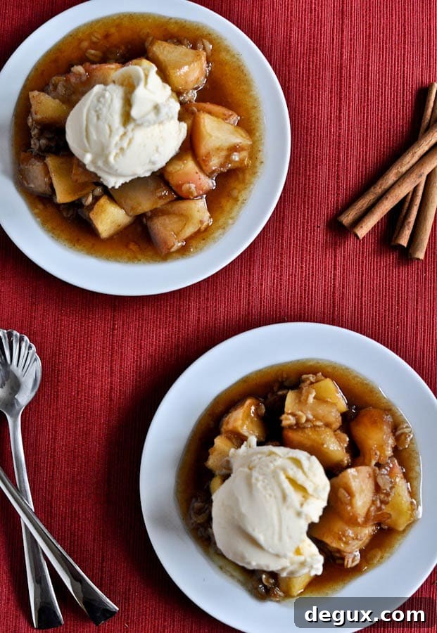 Crockpot Caramel Apple Crumble Crockpot Caramel Apple Crumble
