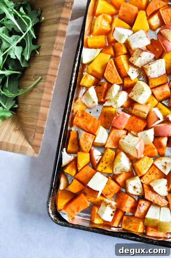 roasted autumn panzanella salad I howsweeteats.com