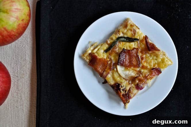 Whole Wheat Autumn Apple Pizza