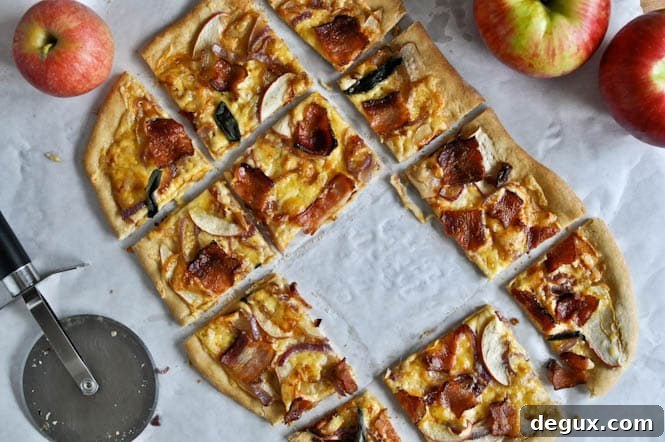 Whole Wheat Autumn Apple Pizza