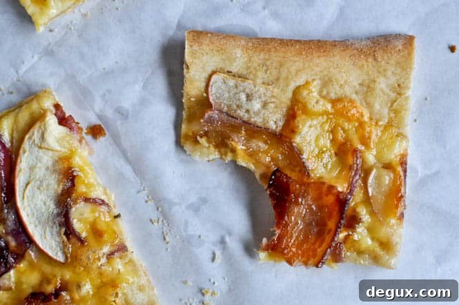 Whole Wheat Autumn Apple Pizza