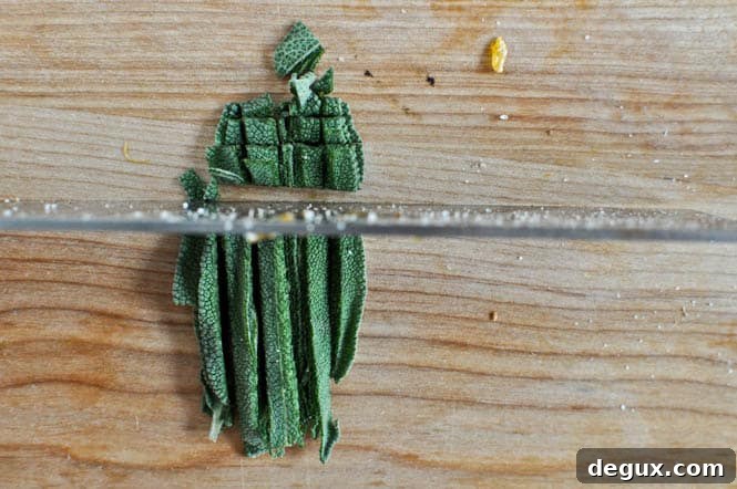 Crispy squash with sage
