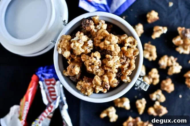 Candy Bar Caramel Corn