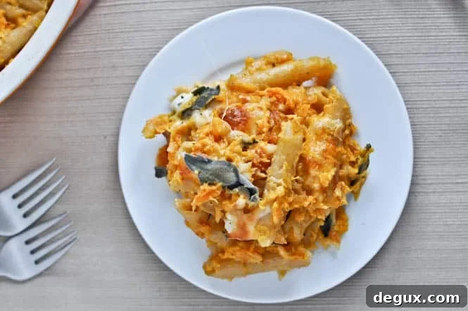Roasted Butternut Baked Penne